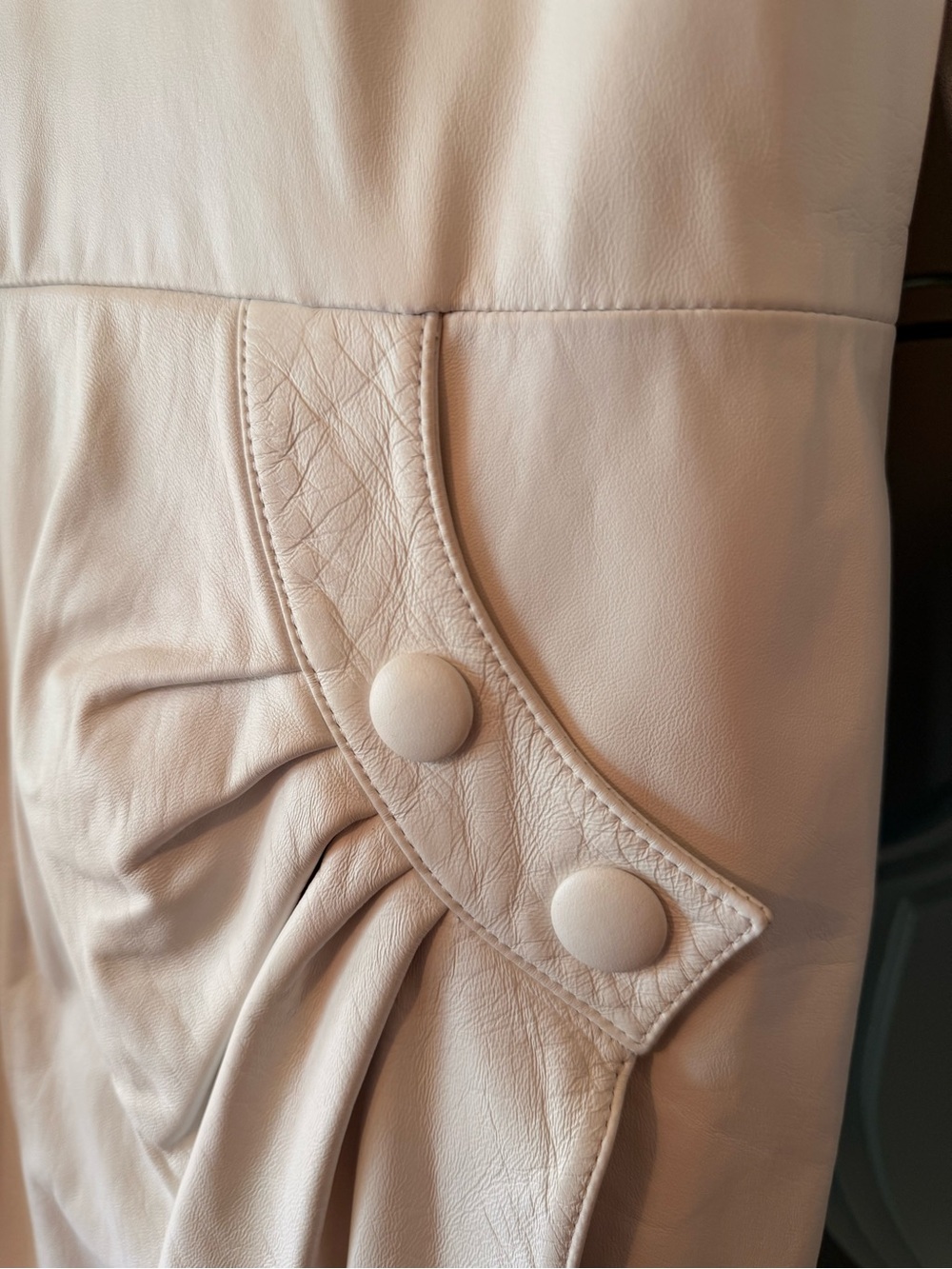 Isabel Marant white Midi Dress with Puff Sleeves - Picture 5 of 5